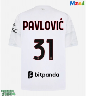 AC Milan Strahinja Pavlovic #31 Replika Udebanetrøje 2026-27 Kortærmet